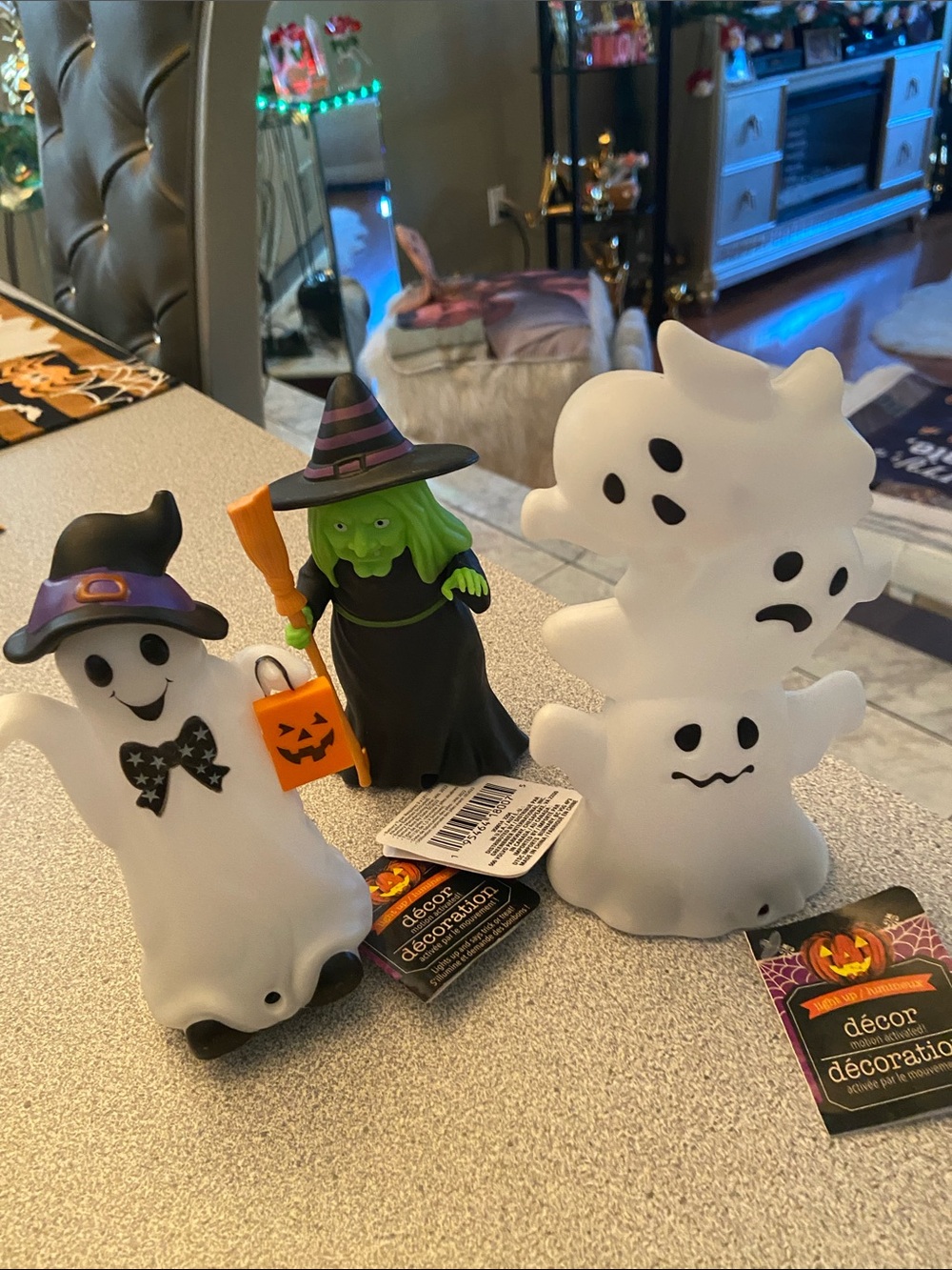 Halloween Kids Ghost & Witch Set - White & Green